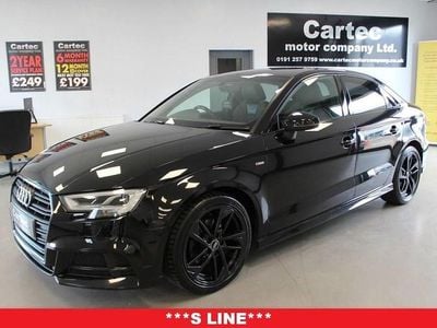 Used Audi A3 Black Edition 116 HP (85 kW) 2019 Black Sedan