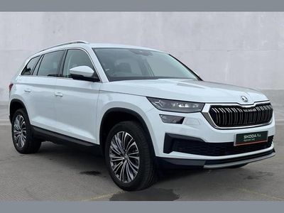 Used Skoda Kodiaq SE L Executive 147 HP (108 kW) 2024 White SUV