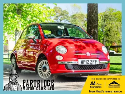 Used Fiat 500 Lounge 69 HP (50 kW) 2012 Red Hatchback