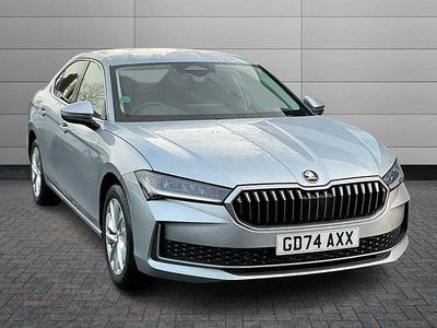 Used Skoda Superb SE Technology 110 HP (80 kW) 2025 Pebble silver metallic Hatchback