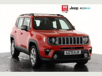 used Jeep Renegade 1.3 GSE T4 11.4KWH LIMITED AUTO 4XE EURO 6 (S/S) 5 PLUG-IN HYBRID FROM 2021 FROM EPSOM (KT17 1DH) | SPOTICAR
