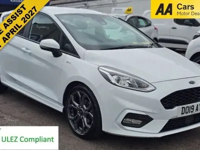 Second-hand Ford Fiesta ST-Line 125 CP (91 kW) 2019 Alb Hatchback