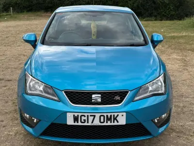 Used Seat Ibiza FR Sport 110 HP (80 kW) 2017 Blue Coupe