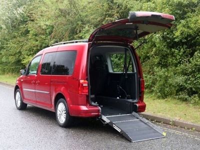 used VW Caddy Maxi Life 5 Seat Wheelchair Accessible Disabled Access Ramp Car 2.0 5dr