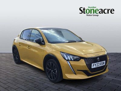 Yellow Used 2023 Peugeot 208 Premium Hatchback | £17,625 (Fair price)