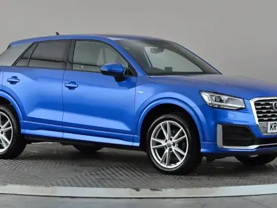 Used Audi Q2 S-Line 150 HP (110 kW) 2019 Blue SUV