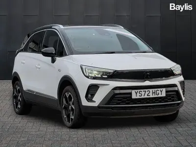 Used Vauxhall Crossland Ultimate 130 HP (95 kW) 2022 White SUV
