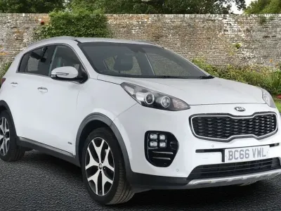 Used Kia Sportage GT-Line 174 HP (127 kW) 2017 White SUV