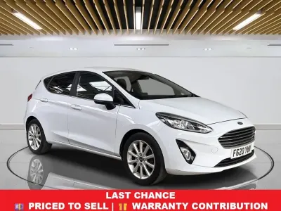 Used Ford Fiesta Titanium 95 HP (69 kW) 2020 White Hatchback