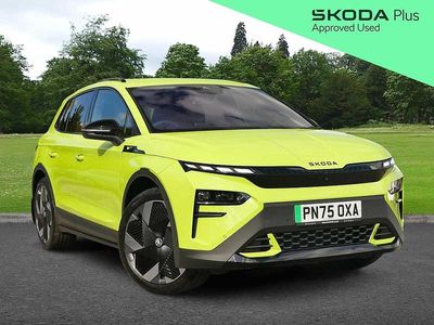 Hyper green Used 2025 Skoda Elroq vRS SUV | £38,495 (Fair price)