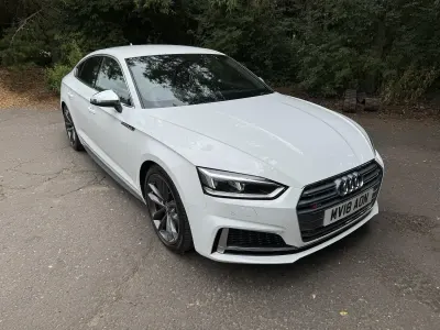 Used Audi S5 Sportback 354 HP (260 kW) 2018 White Hatchback