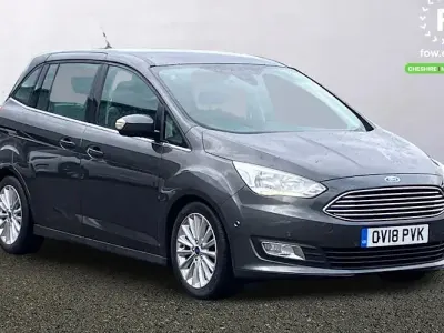 Used Ford Grand C-Max Titanium 120 HP (88 kW) 2018 Grey MPV
