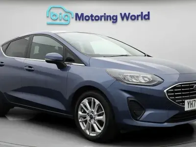 Used Ford Fiesta Titanium 101 HP (74 kW) 2022 Blue Hatchback