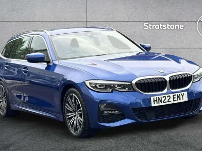 Usado BMW 318 M Sport 154 CV (113 kW) 2022 Azul Familiar