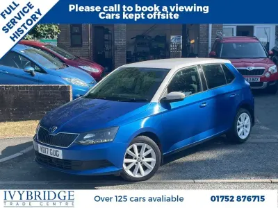 Used Skoda Fabia Colour Edition 95 HP (69 kW) 2017 Blue Hatchback