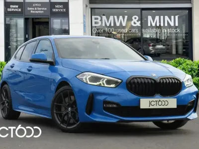 Used BMW 118 M Sport 134 HP (98 kW) 2023 Blue Hatchback