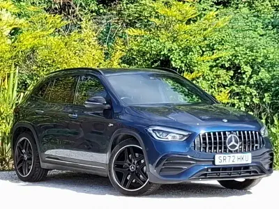 Used Mercedes GLA35 AMG Premium 306 HP (225 kW) 2022 Blue SUV