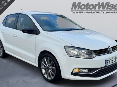Used VW Polo Design 75 HP (55 kW) 2015 White Hatchback