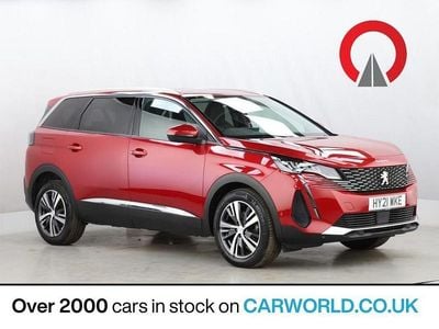 Red Used 2021 Peugeot 5008 Allure Premium SUV | £16,962 (Fair price)