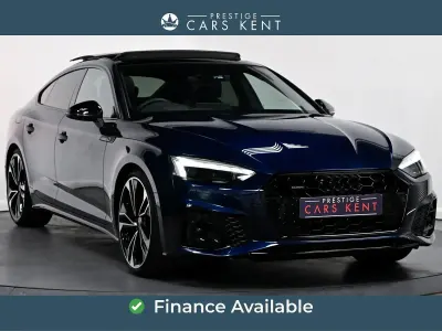 Used Audi A5 Sportback Black Edition 261 HP (191 kW) 2024 Blue Hatchback
