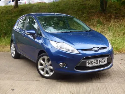 Used Ford Fiesta Titanium 94 HP (69 kW) 2009 Blue Hatchback