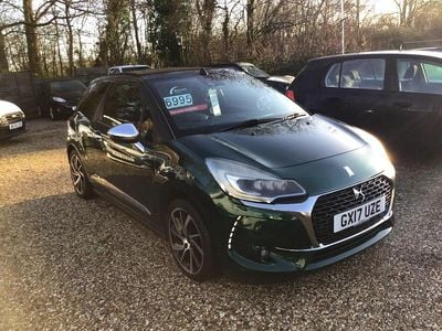 Green Used 2017 DS Automobiles DS3 Cabriolet Prestige Cabriolet | £6,995 (A bit pricey)
