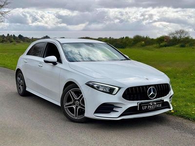 Used Mercedes A180 AMG line 136 HP (100 kW) 2021 White Hatchback