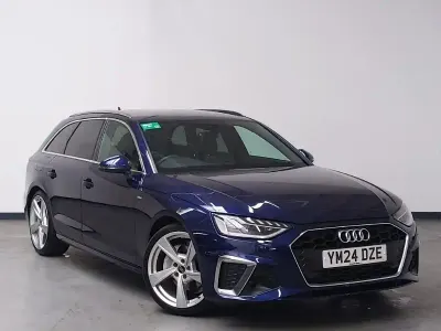 Used Audi A4 S-Line 204 HP (150 kW) 2024 Blue Estate