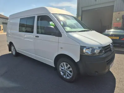 Used VW T5 102 HP (75 kW) 2014 White Van