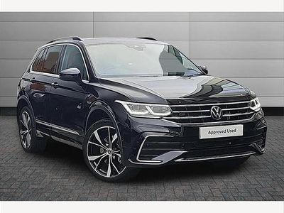 Black Used 2023 VW Tiguan R-line SUV | £29,895 (Fair price)