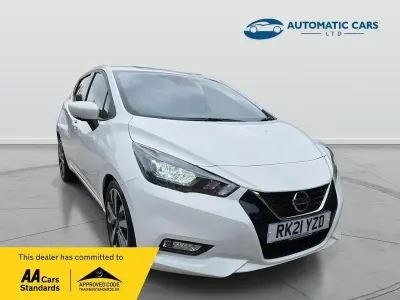 Used Nissan Micra Tekna 92 HP (67 kW) 2021 White Hatchback