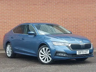 Used Skoda Octavia SE L 150 HP (110 kW) 2021 Blue Hatchback