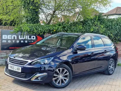 Gebraucht Peugeot 308 Allure 2016 Blau Kombi