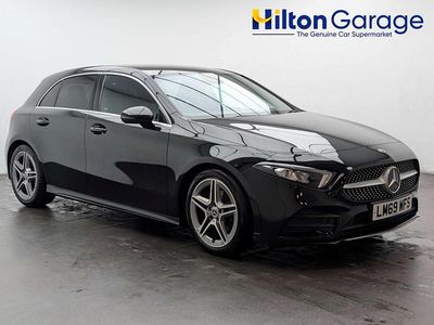 Used Mercedes A200 AMG line 163 HP (119 kW) 2019 Black Hatchback
