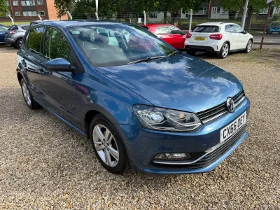 Usado VW Polo Match 90 HP (66 kW) 2016 Azul Citadino
