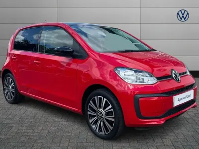 Used VW up! Black Edition 65 HP (47 kW) 2021 Red Hatchback