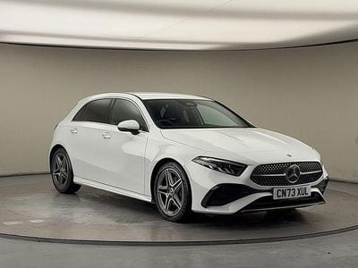 Digital white Used 2023 Mercedes A180 Executive Hatchback | £20,350 (Fair price)