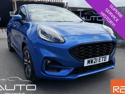 Used Ford Puma ST-Line 125 HP (91 kW) 2021 Blue SUV