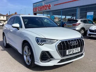Used Audi Q3 S-Line 150 HP (110 kW) 2021 White SUV