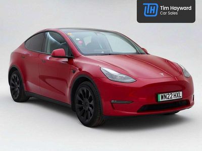 Used Tesla Model Y Long Range AWD 378 kW (514 HP) 2022 Red SUV