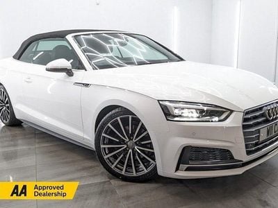 Used Audi A5 Cabriolet S-Line 190 HP (139 kW) 2020 White Cabriolet