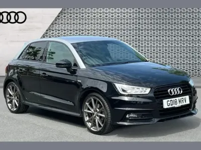 Used Audi A1 Black Edition 123 HP (90 kW) 2018 Black Hatchback