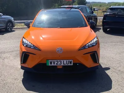 Used MG MG4 EV Trophy 63 kW (87 HP) 2023 Orange Hatchback
