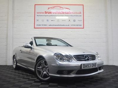 Used Mercedes CLK55 AMG 2003 Silver Cabriolet