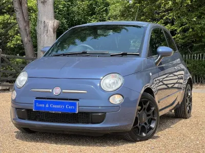 Used Fiat 500 S 85 HP (62 kW) 2011 Blue Hatchback