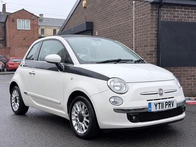 White Used 2011 Fiat 500 Lounge Cabriolet | £3,795 (Good price)