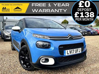 Blue Used 2017 Citroën C3 Flair Hatchback | £5,990 (Fair price)