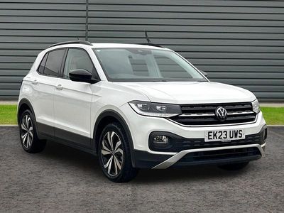 White Used 2023 VW T-Cross Black Edition SUV | £15,095 (Fair price)