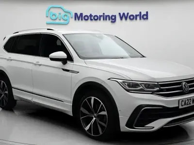 Used VW Tiguan Allspace R-line 150 HP (110 kW) 2022 White SUV