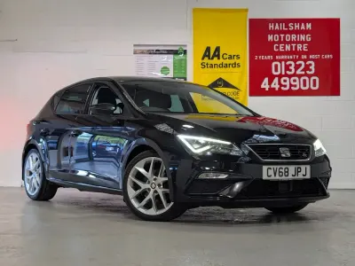 Begagnad Seat Leon FR 150 HK (110 kW) 2018 Svart Halvkombi